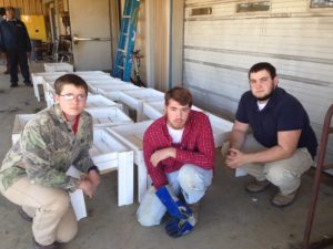 CPHS Shop Students Building Platform Beds For The Shelter